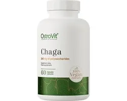 Supplementen - Chaga - Chaga-paddenstoel - 40% polysachariden - VEGE 60 capsules - Laboratorium getest kwaliteit! - OstroVit