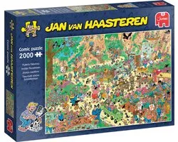 Jumbo Jan van Haasteren - Vrolijke Fladderaars - 2000 stukjes puzzel - Legpuzzel volwassenen - Vanaf 12 jaar