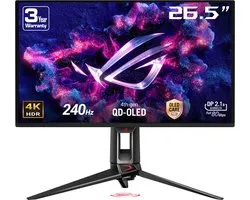 ASUS ROG Swift OLED PG27UCDM - Moniteur de Gaming 4K QD-OLED - DP2.1 - 240 Hz - 27 pouces
