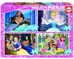 Educa - puzzel Disney Prinsessen - 4 puzzels van 50 / 80 / 100 / 150 stukjes