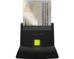 ID/SIP-kaartlezer Aisens ASCR-SN05-BK Zwart