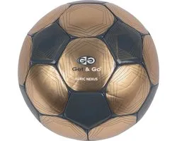 Get & Go Voetbal Gold Line - Goud/Grijs - Maat 5 - Diameter ca. 22 cm