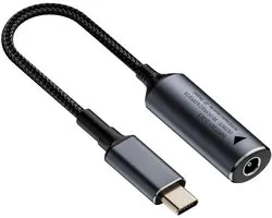Convertisseur DC Power vers USB-C - USB-C Mâle 5.5x2.1mm - PD 140W Fast Charging - Pour charger rapidement les appareils - ShopVlot