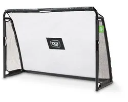 EXIT Maestro Stalen Voetbaldoel 180x120cm - Voetbal Goal - Voor Kinderen - Tuin - Zwart