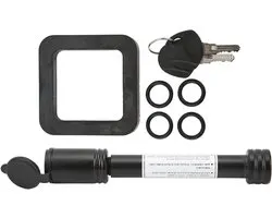 Aoresac Tow Hitch Receiver Lock Trailer Hitch Receiver Pin Lock Set, Fits for Reese, CURT, Anderson Hitches, Rugged Ridge, MaxxHaul, Connor, Weigh Safe, 5/8in Locking Pin, 2in Silencer
