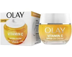Olay Vitamine C Hydraterende Dagcrème SPF30 - Anti -pigmentvlekken - Egaliseert - Hydrateert - 50 ml
