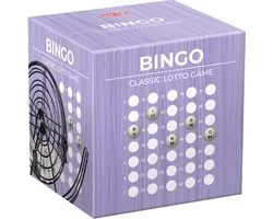Tactic Bingo – Bordspel – Classic Games - Inclusief 75 Balletjes en 18 Bingokaarten – Stevige Metalen Bingomolen – Bingooooo!