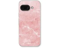 Case Company® - Coque compatible avec Google Pixel 9A - Marbre rose - Coque souple pour téléphone - Protection intégrale et sur les bords de l'écran