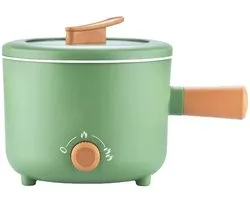 Mini Soepmaker/Hotpot 1L Elektrisch – Soupmaker 500W + houten spatel - groen