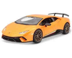 Bburago Lamborghini Huracan - Modelauto - Schaal 1:24 - Oranje