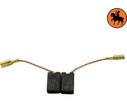 Jeu de balais de charbon pour scie Kress 450 BME - 5x8x12,3mm - Remplace 46995