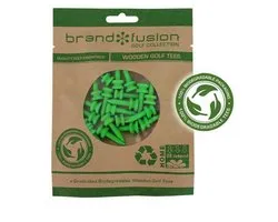 Brand Fusion Biodegradable Wooden Golf Tees 27mm 20 pack