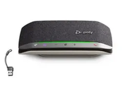 HP Poly Sync 20-M Speakerphone – Draagbare Conference Speaker – Bluetooth & USB-C/USB-A – Gecertificeerd voor Microsoft Teams – 20 uur batterij – Zwart