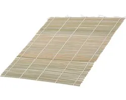 Sushi maken oprol matje - bamboe hout - 24 cm - rolmatje