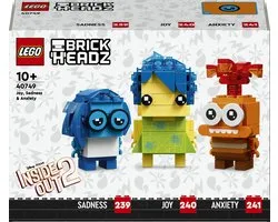 Lego Brickheadz - Amusement, tristesse et incertitude - 40749 - Pixar Inside Out