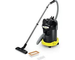 Kärcher AD 4 As- en Droogzuiger - 600 W - 17 Liter - Vlamvertragend - ReBoost Filterreiniging - Wendbaar met wielen