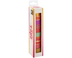 Washi Tape 1,5cmx3m - 10 pièces