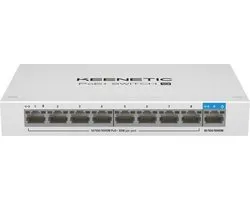 Keenetic PoE+ Switch 9 (KN-4710) Unmanaged Gigabit Ethernet (10/100/1000) Power over Ethernet (PoE) Desktop Wit