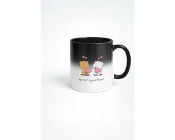 Magical Mug Love Bears - Warmth-Sensitive Mug 'My Heart Is Yours Forever' - Valentine's & Birthday Gift