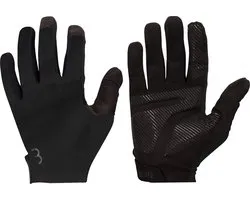 BBB Cycling Explorer Comfort Fietshandschoen Zomer – Schokabsorberende Fietshandschoen – Silicone Gripper – Zwart – Maat S – BBW-64