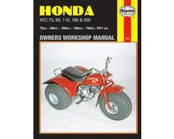 Honda Atc70, 90, 110, 185 And 200 Owner'S Workshop Manual