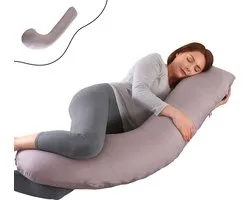Oemmie Oreiller de Couchage Pour Femme Enceinte - Forme J - Grossesse