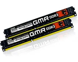 GMR Haute Performance - DDR3 - Mémoire ordinateur 16 Go (2 x 8 GB) - Ultra-rapide 1600 MHz - Compatibilité alle merken - Mise à niveau de la mémoire RAM du bureau - Golden Design de haute qualité !