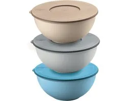 Fratelli Guzzini Set of 3 Containers with Lids, 16 cm