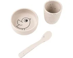 Done by Deer Birdee Eerste Maaltijd Set Sand