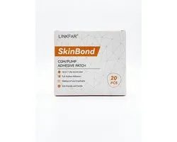 Linkfar -Skin Bond CGM Adhesive patch - Dino print - Libre 2/ Libre 3/ Dexcom G6 / Dexcom G7/ ADDEX X