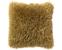 Dutch Decor IBBY - housse de coussin 45x45 cm - recyclée - moelleuse - vert mousse - avec fermeture éclair - sans coussin intérieur