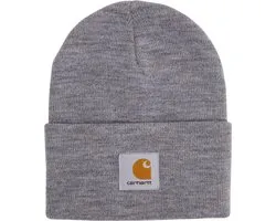 Carhartt Muts Acryl Watch Hat Unisex - Grijs - One Size