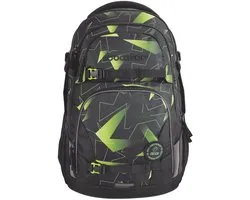 coocazoo sac d'école Porter School Backpack Lime Flash noir