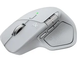 Logitech MX Master 4 - Draadloze Muis - Rechtshandig - Pale Grey