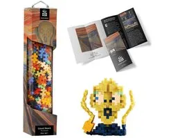 Plus-Plus Inspired - Edvard Munch - The Scream - 4333 - Bouwspeelgoed kunstwerk - Constructiespeelgoed - Set met 350 bouwstenen - Vanaf 7 jaar