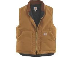Carhartt Relaxed Fit Firm Duck Insulated Rib Collar Vest -