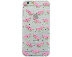 Coque Peachy Watermelon iPhone 6 6s TPU Coque transparente Melon Fruit - Transparent