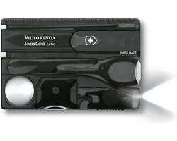 Victorinox SwissCard Lite 13 Fonctions - Noir Transparent