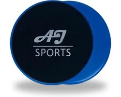 AJ-Sports Pro Sliding Pads- 2 Stuks - Core Sliders - Sliding Discs - Sliders - Ab trainer - Core trainer - Buikspiertrainers - Fitness
