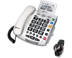 Sereniteiten telefoon met snoer en valdetector