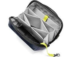 Elektronische Organizer Accessoire Tech Pouch voor MacBook-oplader kabels Power Bank harde schijf reissnoeren waterbestendige opbergtas met verwijderbare kaartsleuven voor USB-adapter geheugenkaart Grijs 2.4L Tas met Extra Vakken Kabel organiser