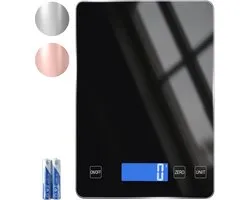 S.old Digitale Keukenweegschaal - Weegschaal Keuken - Kookweegschaal - Incl Batterijen - 1gr tot 10kg - Zwart