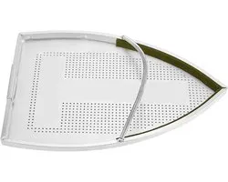 Strijkijzer Schoenovertrek - Strijkijzer Accessoire - Kleding Beschermen - Roestbestendig Aluminium - 21.5 x 15.5 cm - Zilver