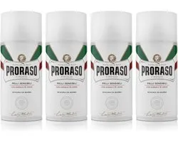 Proraso Schiuma da Barba Pelli Sensibili, 4 x 300ml