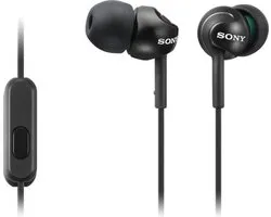Sony MDR-EX110AP - In-ear oordopjes - Zwart