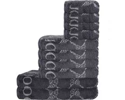 JOOP! Handdoek Een maat, 50x100 Set van 10