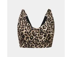 Sweaty Betty Power Pulse Piping-sportbeha BRUIN - Maat S