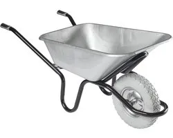 Brouette Haemmerlin Aktiv Excellium Plus 120 (caisse galvanisée de 120 litres, roue increvable à jante métallique, capacité de charge de 250 kg) 305400705