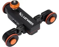 Motorized Camera Dolly - Track Slider - Vloeiende Opnames Maken - Afstandsbediening Inclusief - 3kg Draagkracht - Zwart