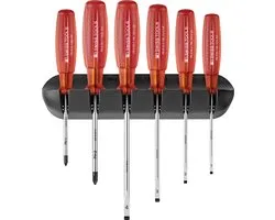 PB Swiss Tools Schroevendraaierset 6-delig met Muurhouder